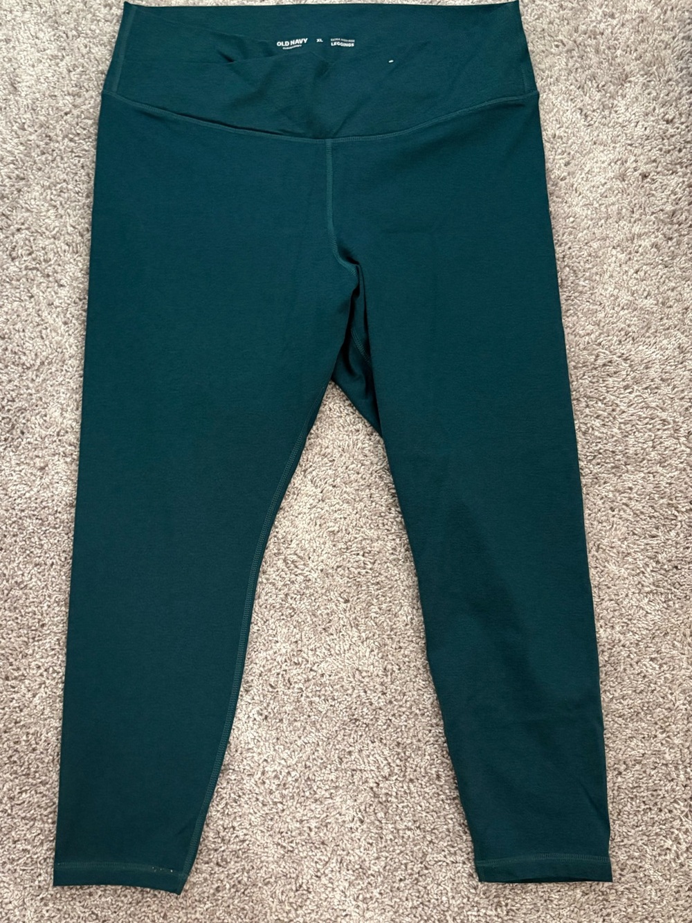 Women’s High-Waist Leggings in Deep Teal